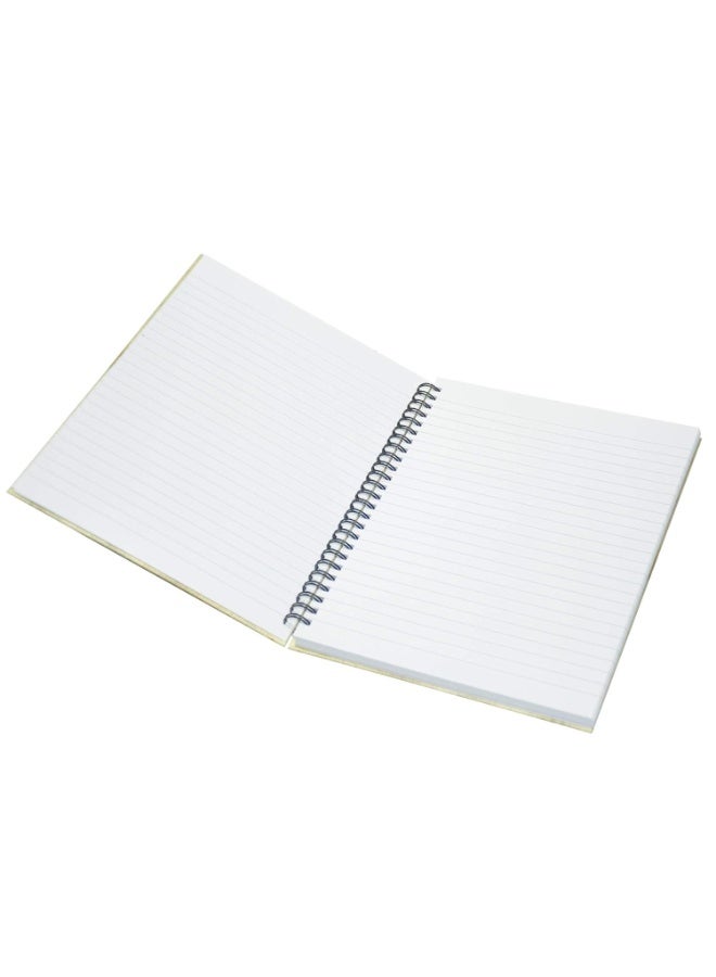 FIS Light Spiral Hard Cover Notebook Single Line (Pack of 5 Pcs X 100 Sheets) A4 Size - LINBSA41808 - Image 2